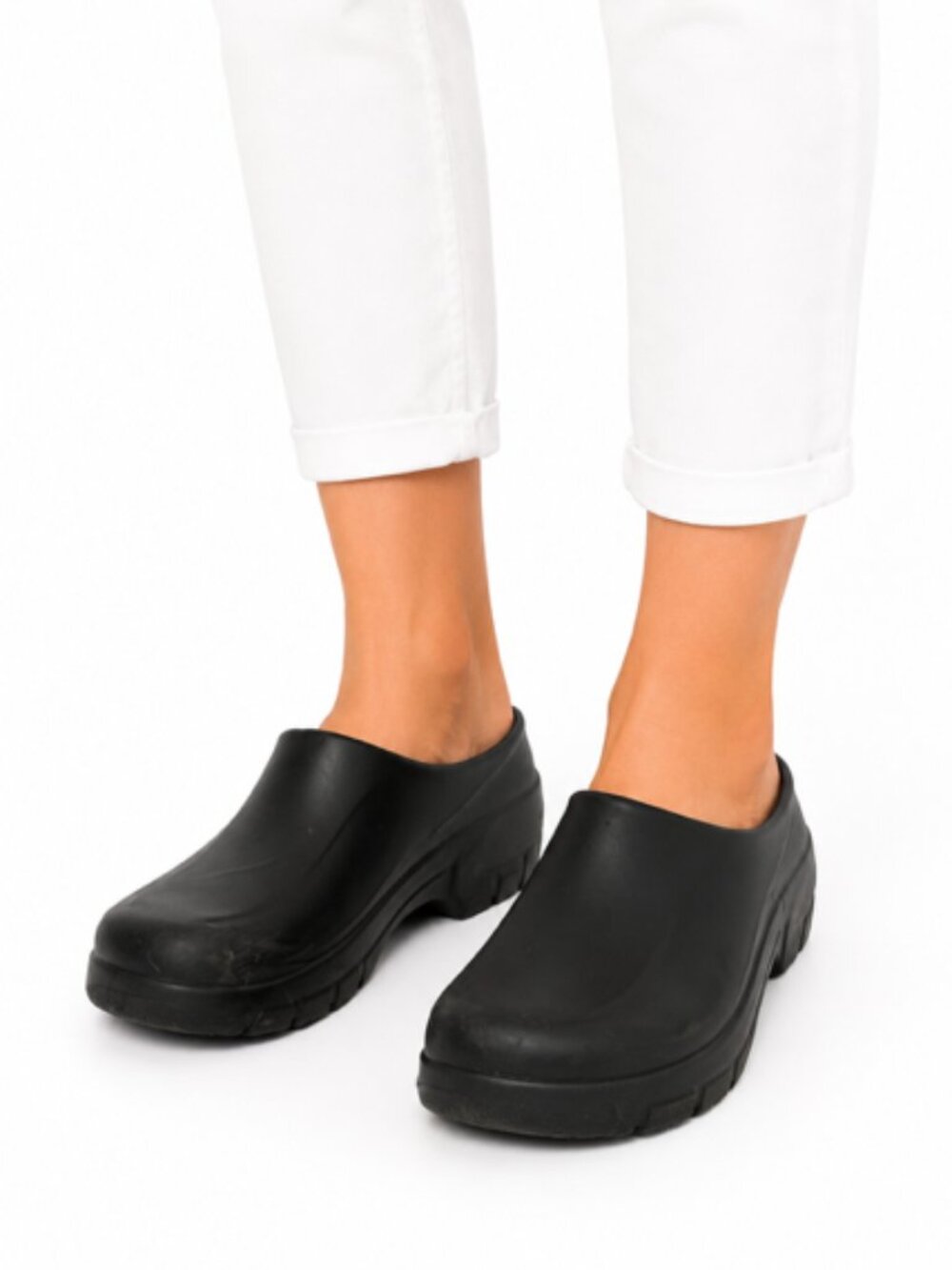 Birkenstock Profi Birki Black Polyurethane Work Clogs EU 38 US 7 Slip Resistant
